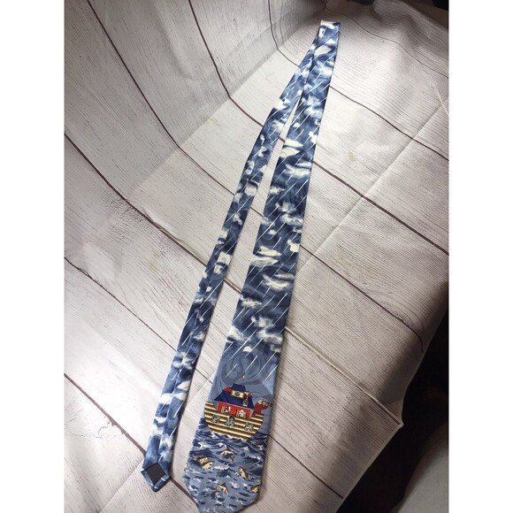 Vintage Steven Harris Noah’s Ark Tie - Picture 1 of 16